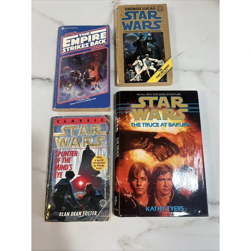 Star Wars Empire Strikes Back Paperbacks Lot‎ of 4